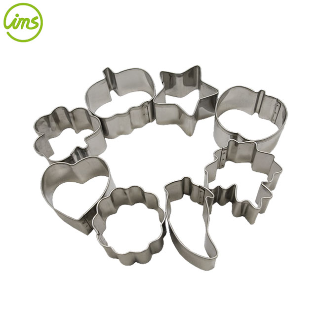Stainless Steel Cookie Cutter Set 8pcs – Durable Baking Shape Cutters